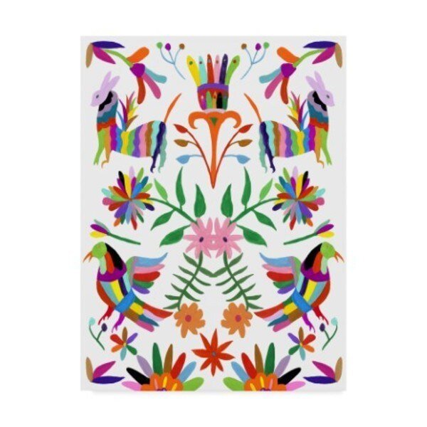 Melissa Wang 'Modern Otomi Ii' Canvas Art, 35x47, Trademark Fine Art, Mfr#: WAG09101-C3547GG